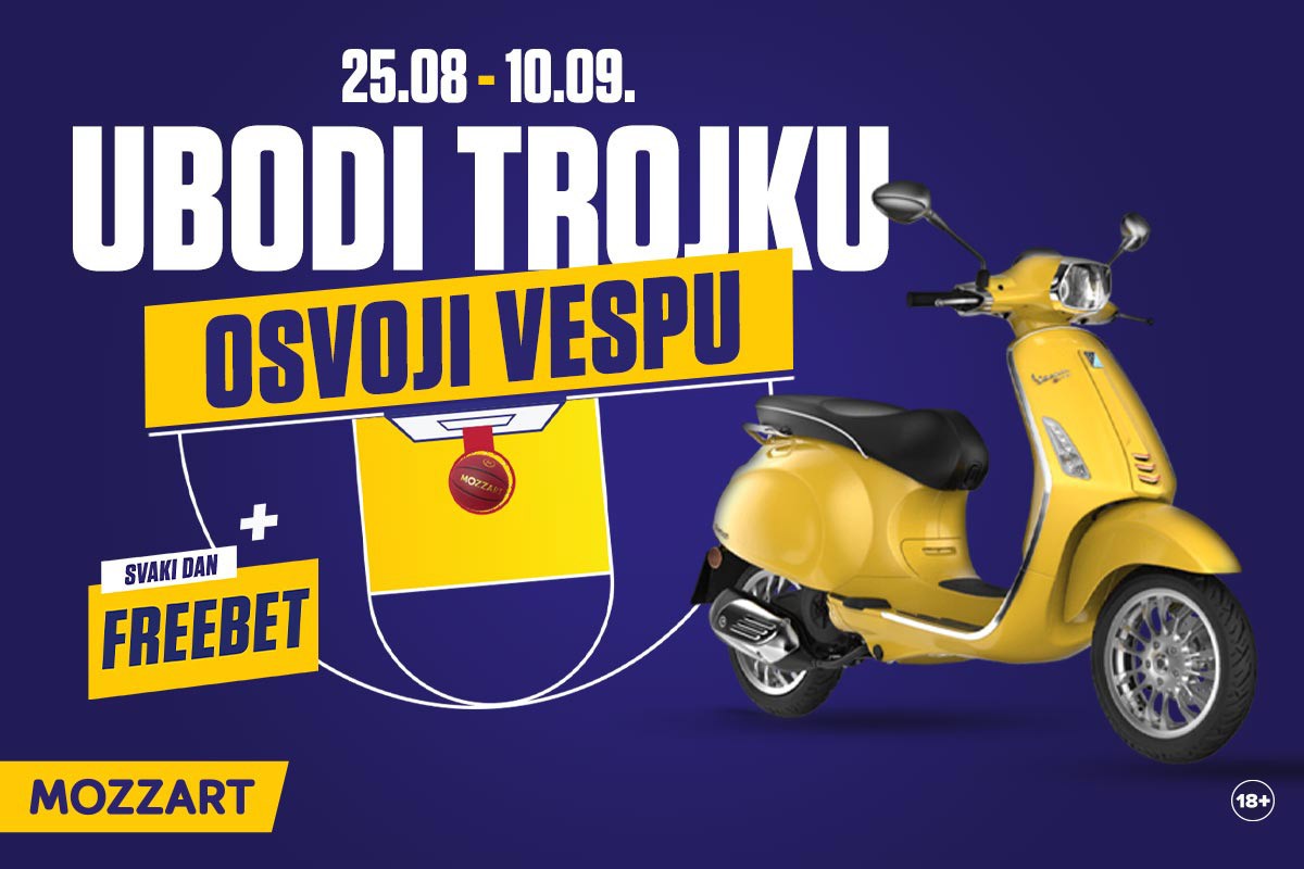 Za tri dana gledaj Svjetsko prvenstvo u košarci i osvoji Vespu