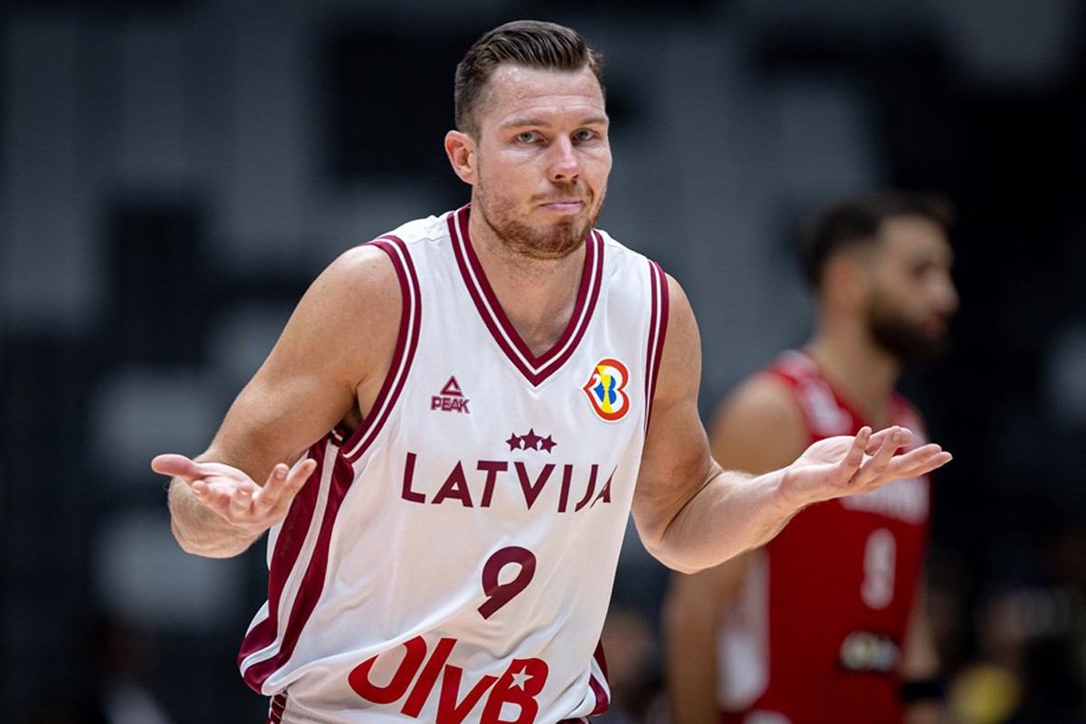 Kapiten Letonije zbog povrede propušta ostatak Mundobasketa