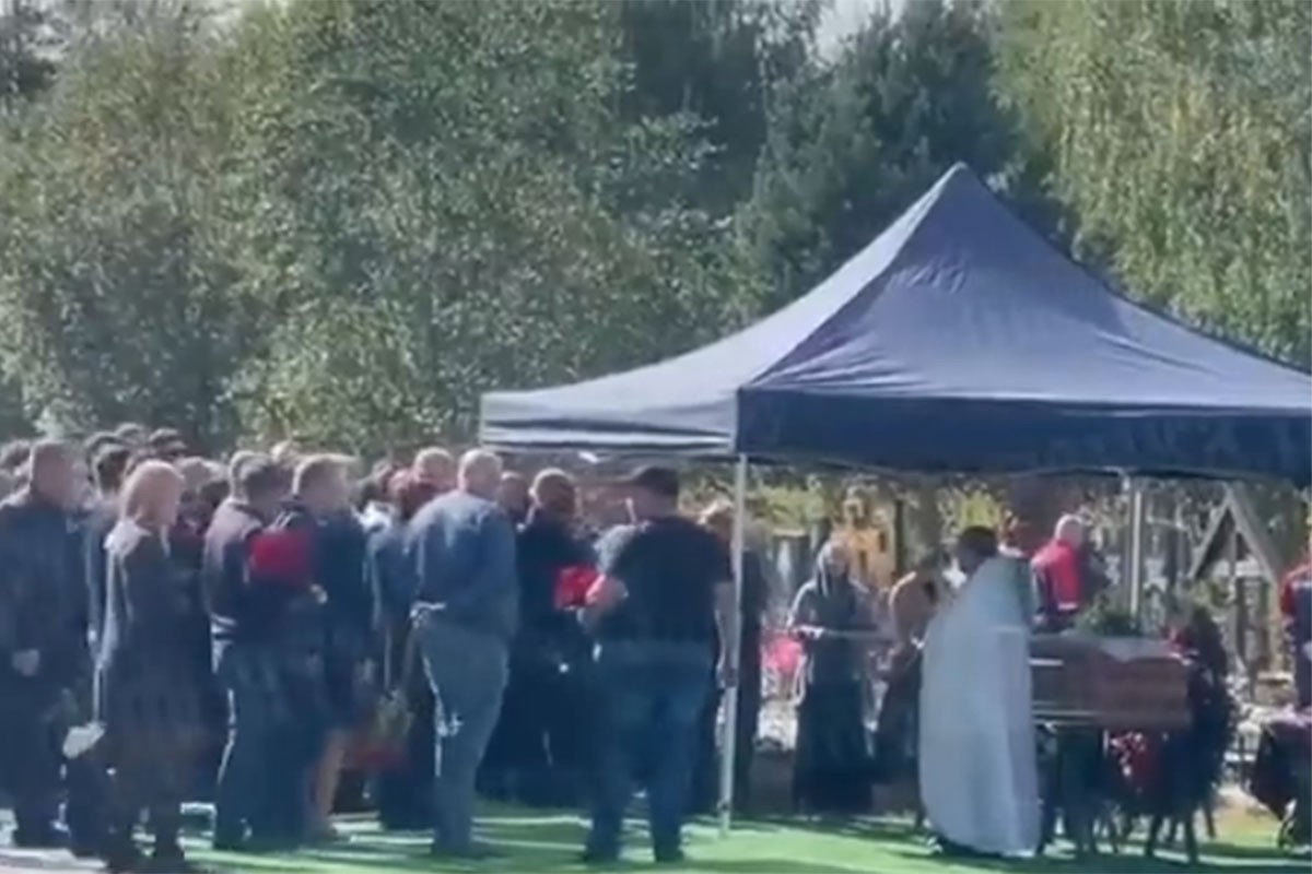 Pojavili se prvi snimci sa sahrane Prigožina (VIDEO)