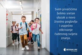 Bosnalijek i ove godine osigurao poklone prvačićima, a roditeljima ...