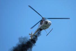 Srušio se helikopter, traga se za posadom