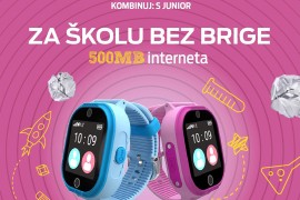 Kombinuj: S Junior tarifa i Myki dječiji pametni sat za bezbrižne ...