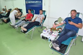 Akcija Aktiva dobrovoljnih davalaca krvi "Elektrokrajine": Prikupljeno ...