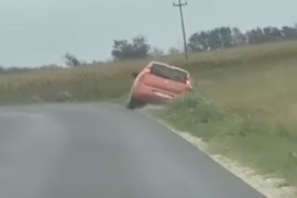 Sa 4,42 promila alkohola upravljao autom pa sletio s ceste (VIDEO)