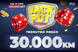 Volcano Jackpot preko 30.000 KM