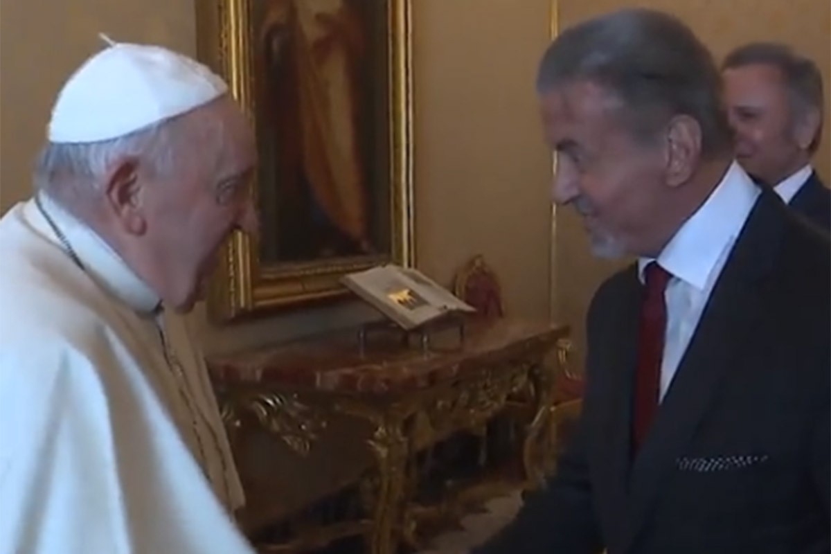 Stalone pitao papu Franju da li je za boks (VIDEO)