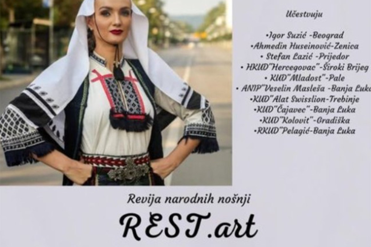 Revija narodnih nošnji u Banskom dvoru