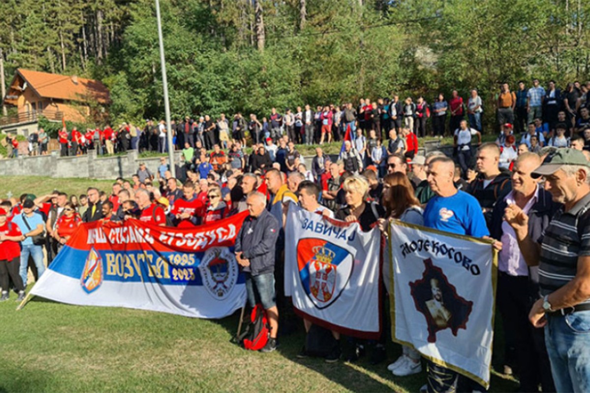 Učesnici marša "Stazom egzodusa 2023 " iz Tumara krenuli ka Stogu