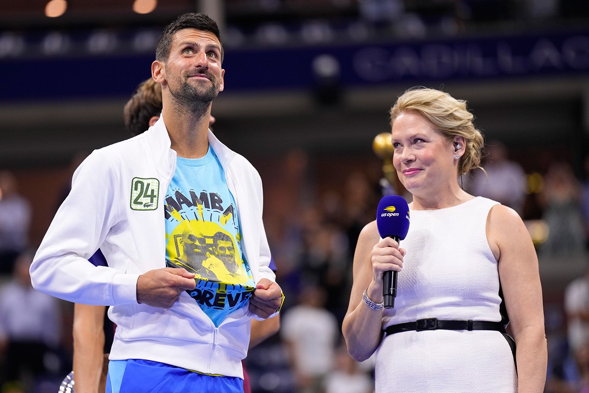 Novak otkrio zašto je obukao majicu "Mamba Forever"