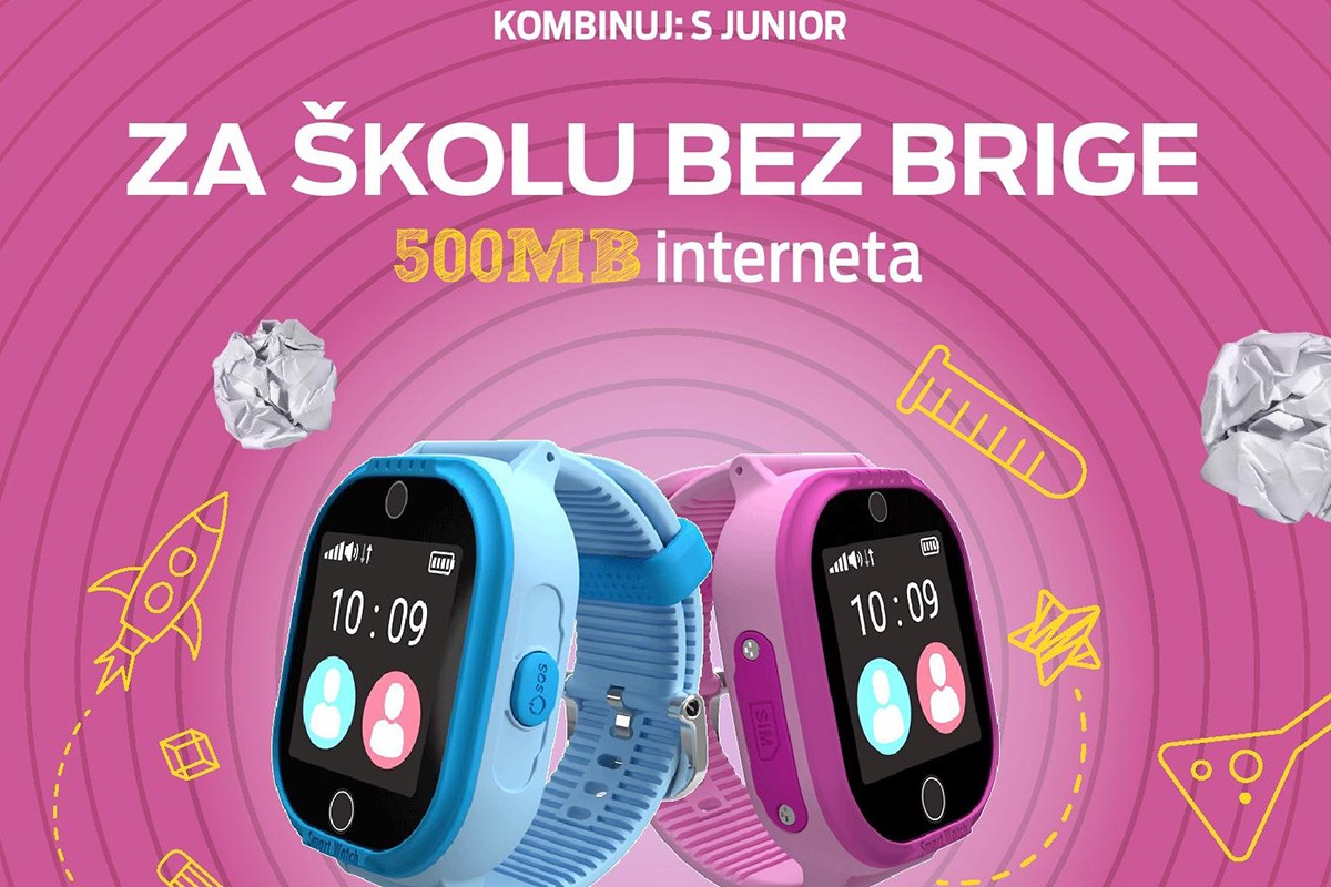 Kombinuj: S Junior tarifa i Myki dječiji pametni sat za bezbrižne školske dane