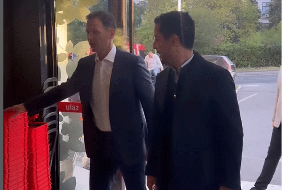 Siniša Mali: Sendvič je bio odličan (VIDEO)