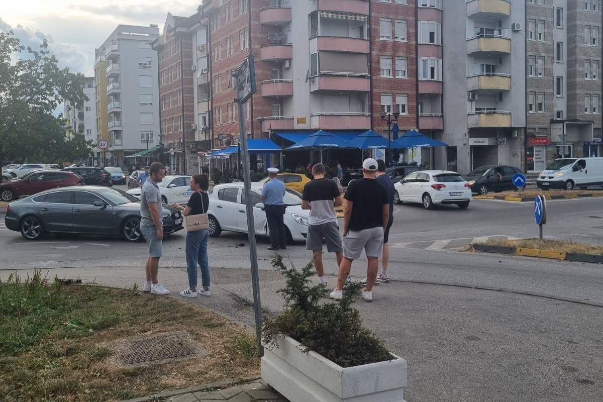 Udes u kružnom toku na Starčevici