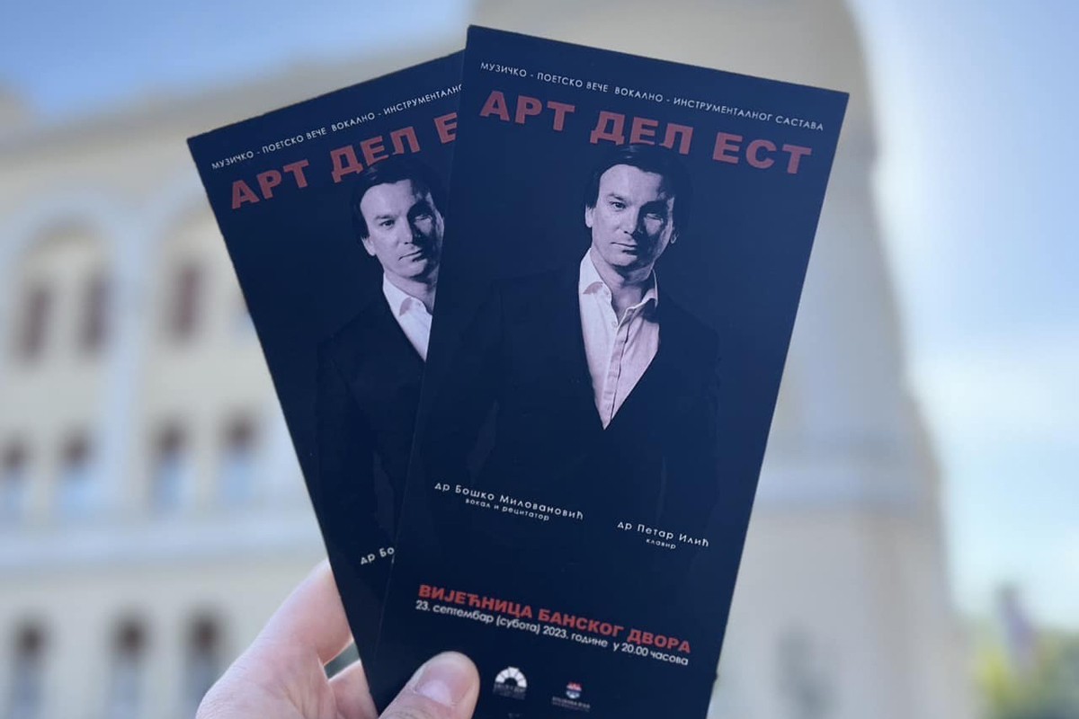 Muzičko-poetsko veče sastava "Art del est" u Banjaluci