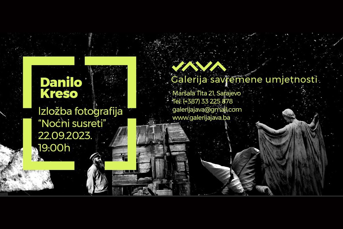 Izložba fotografija "Noćni susreti" bh. umjetnika Danila Krese u Java galeriji