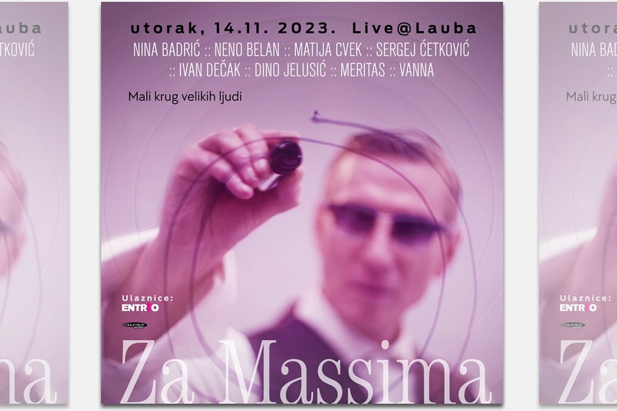 Osam velikih imena pjeva na spektaklu "Za Massima - Mali krug velikih ljudi"