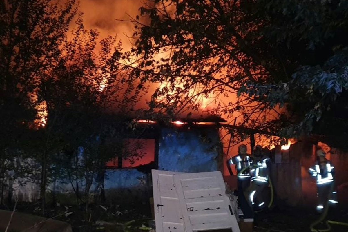 Izgorjela kuća u Prijedoru