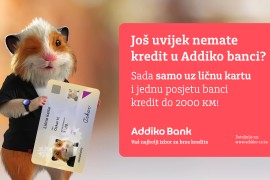 Addiko kredit još brže i jednostavnije - do 2.000 KM samo uz ličnu ...