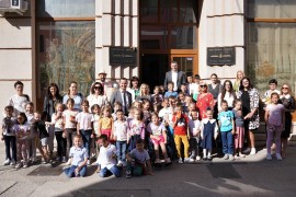 Trebinjski mališani u posjeti Gradskoj upravi