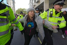 Greta Tunberg uhapšena na protestu u Londonu