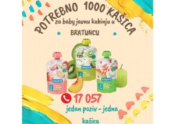 Pozivom na broj 17057 donira se kašica za javnu kuhinju za bebe u ...