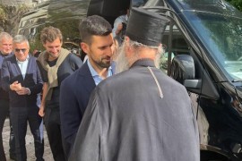 Patrijarh krstio djecu Novaka Đokovića na Ostrogu
