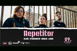 "Repetitor" 8. decembra u Klubu studenata Banjaluka
