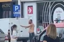"Lažni policajac" ponovo reguliše saobraćaj u Banjaluci (VIDEO)