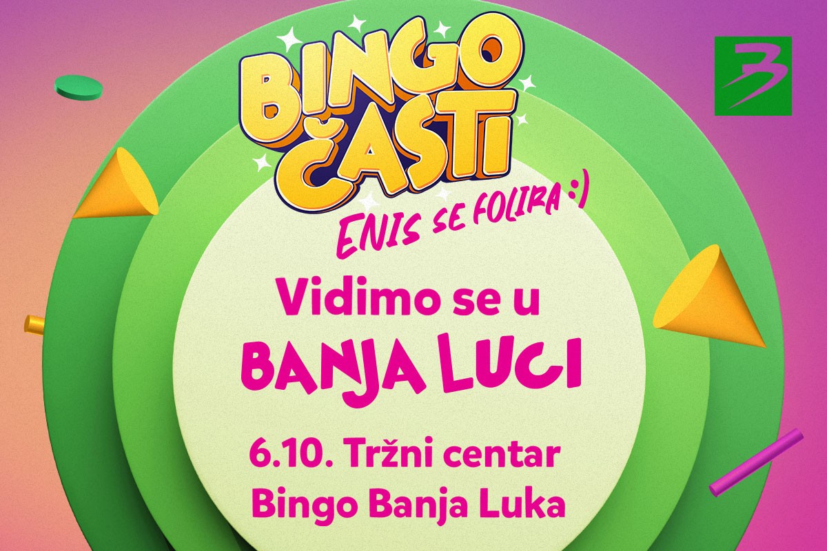 Spektakularna zabava s Enisom u Tržnom centru Bingo Banjaluka!