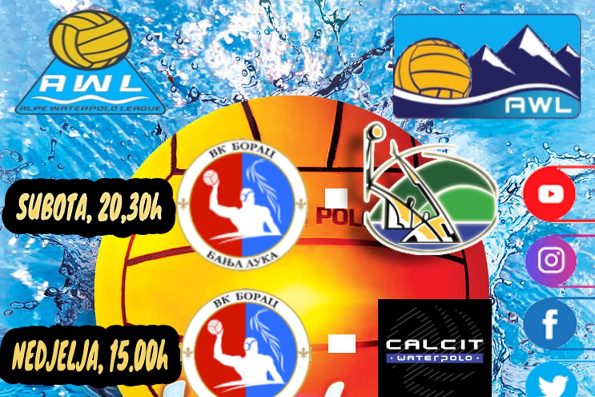 VK Borac domaćin prvog turnira druge sezone "Alpe Waterpolo League"