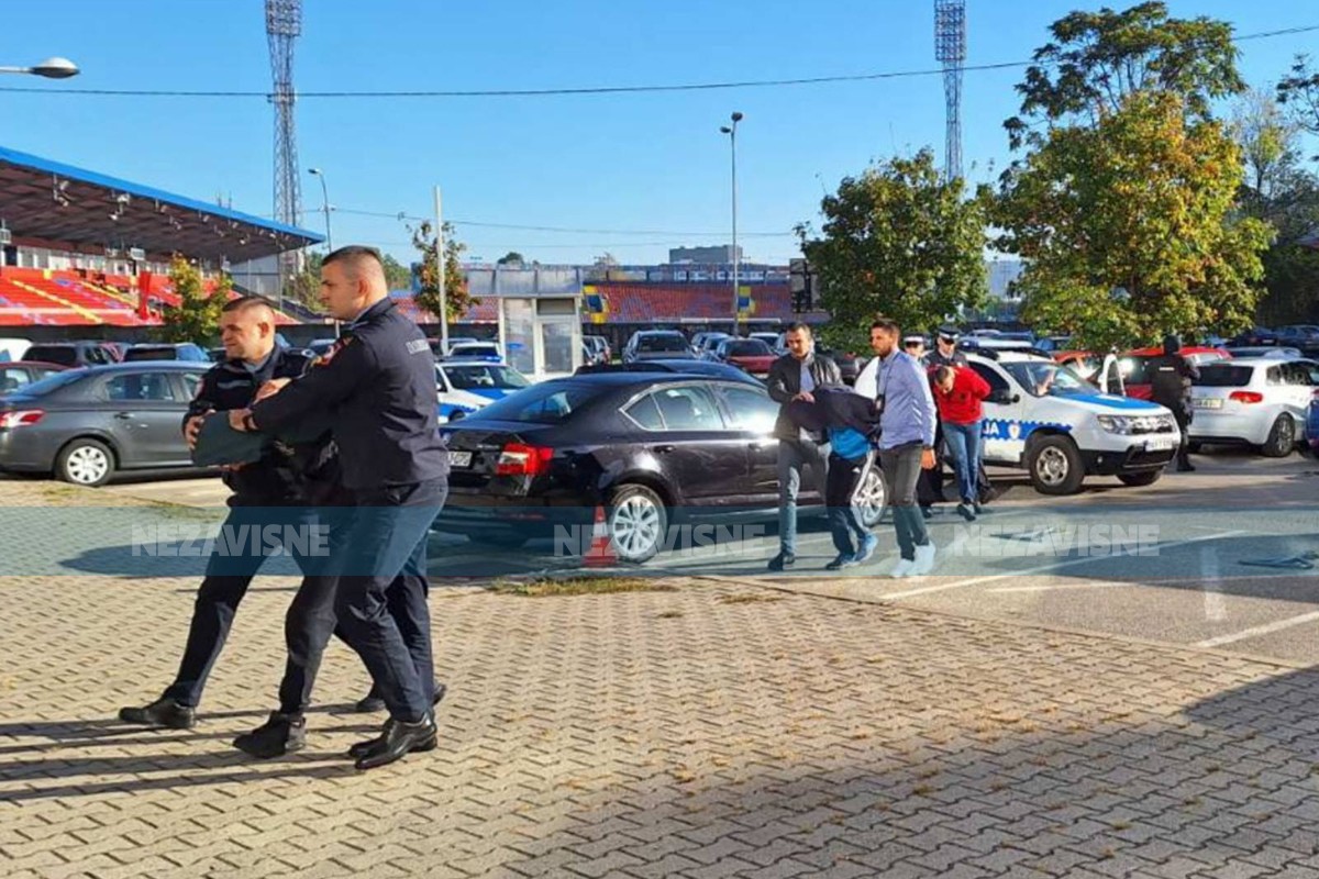 Uhapšeni u akciji "Galerija" sprovedeni u Tužilaštvo (FOTO)