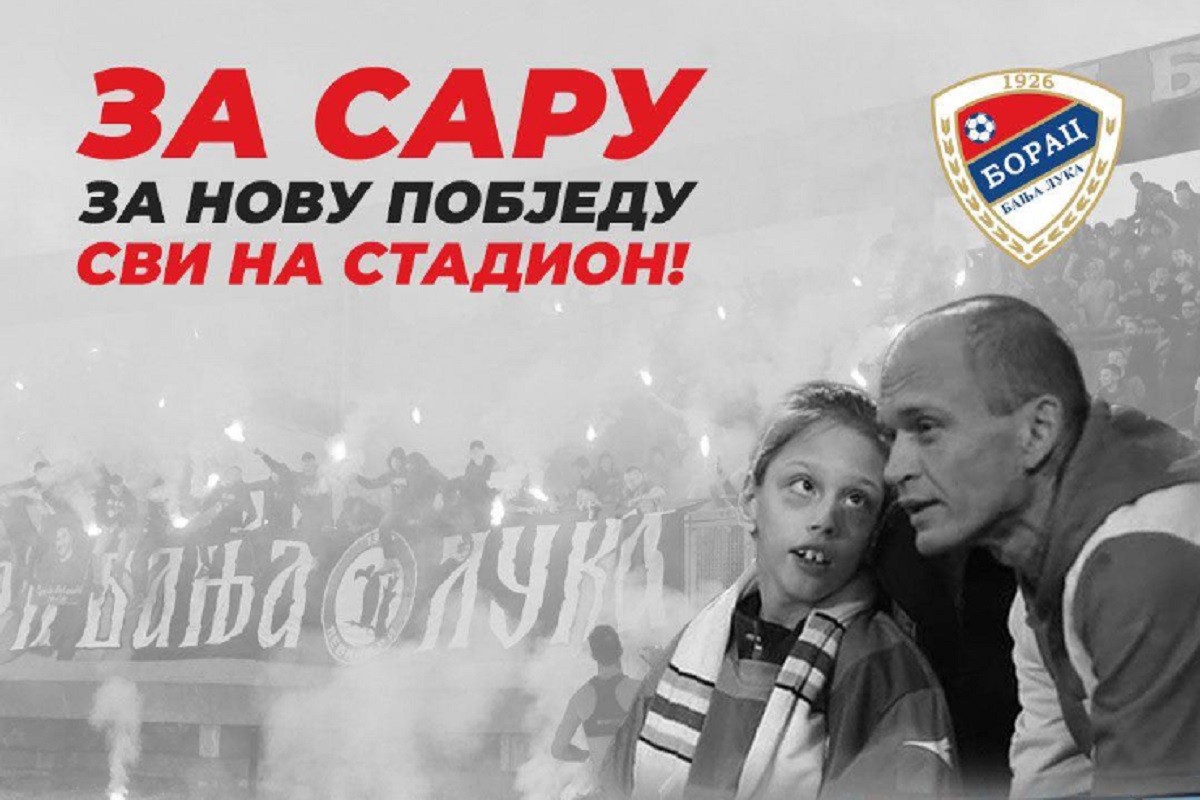 Banjalučki Borac u akciji za pomoć malenoj Sari