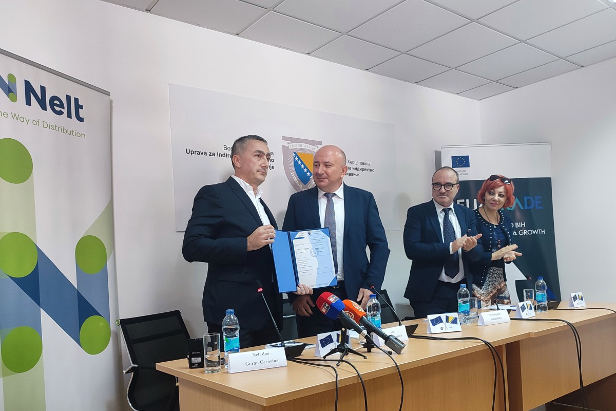 "Nelt" postao prvi ovlašteni privredni subjekat u BiH