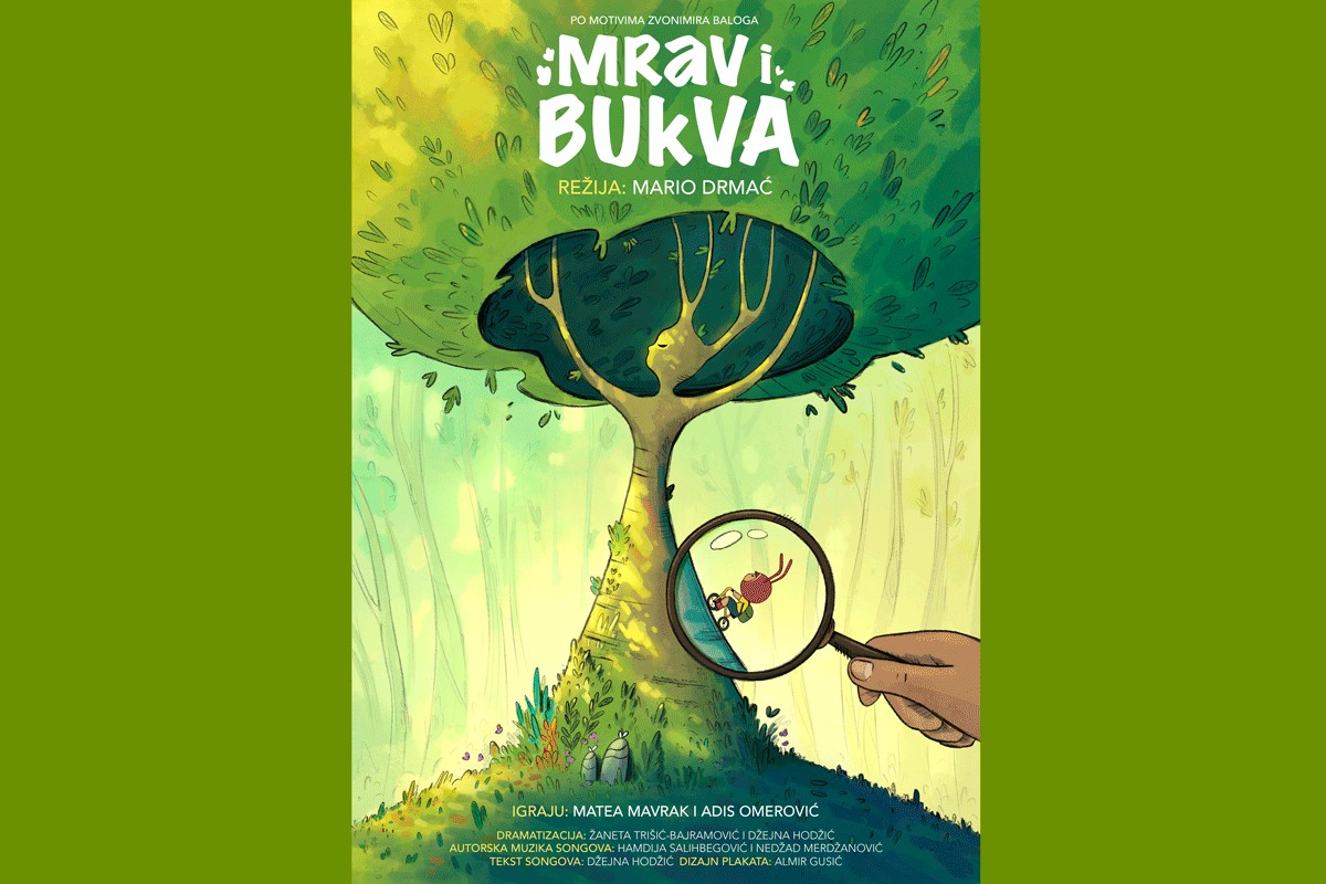 Predstava za djecu "Mrav i bukva" premijerno u Dječijoj kući na Grbavici