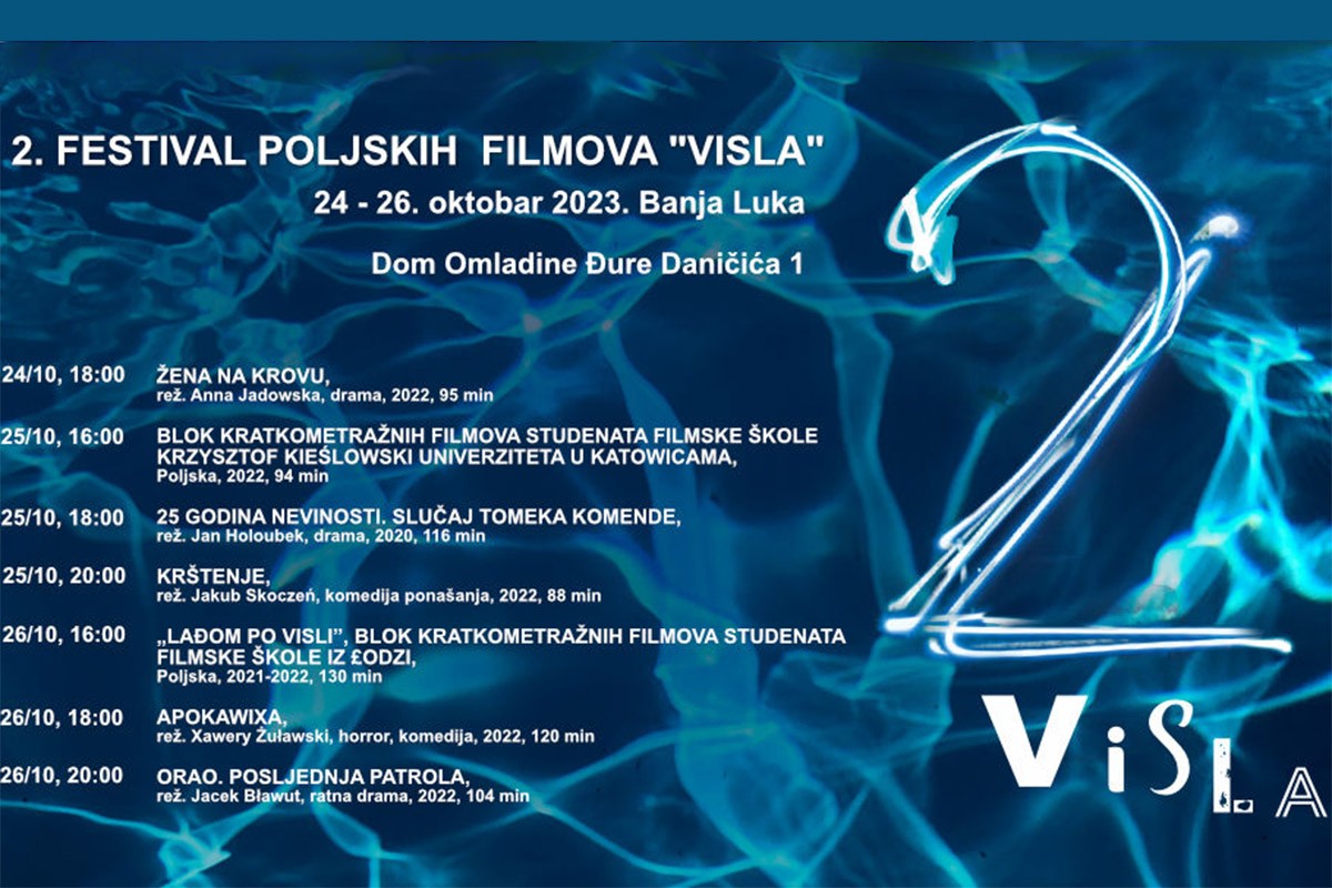 Festival poljskog filma "Visla" od 24. do 26. oktobra u Banjaluci