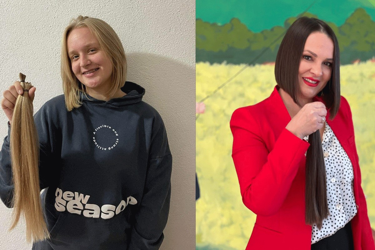 Humane Anika i Nevena donirale kosu za izradu perika djeci oboljeloj od raka