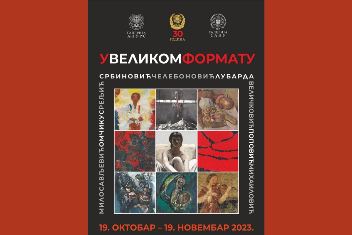 Izložba "U velikom formatu" u Galeriji ANURS-a