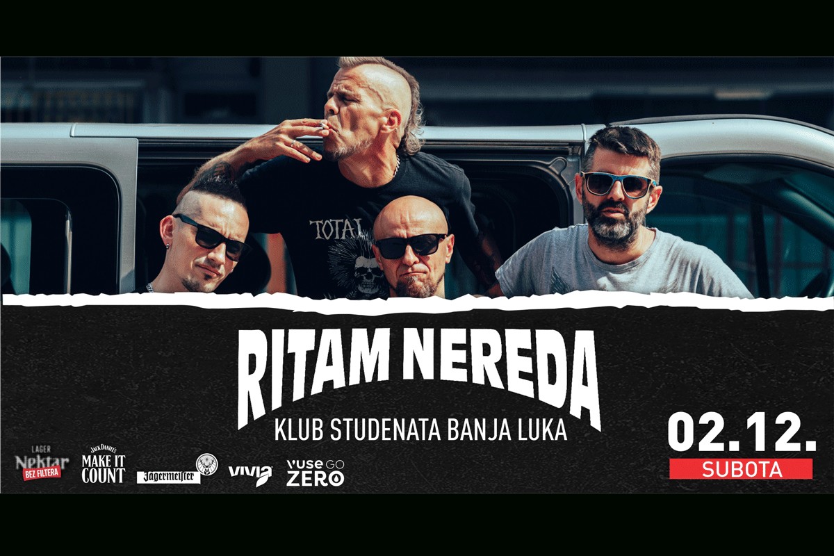 "Ritam nereda" 2. decembra u Klubu studenata Banjaluka