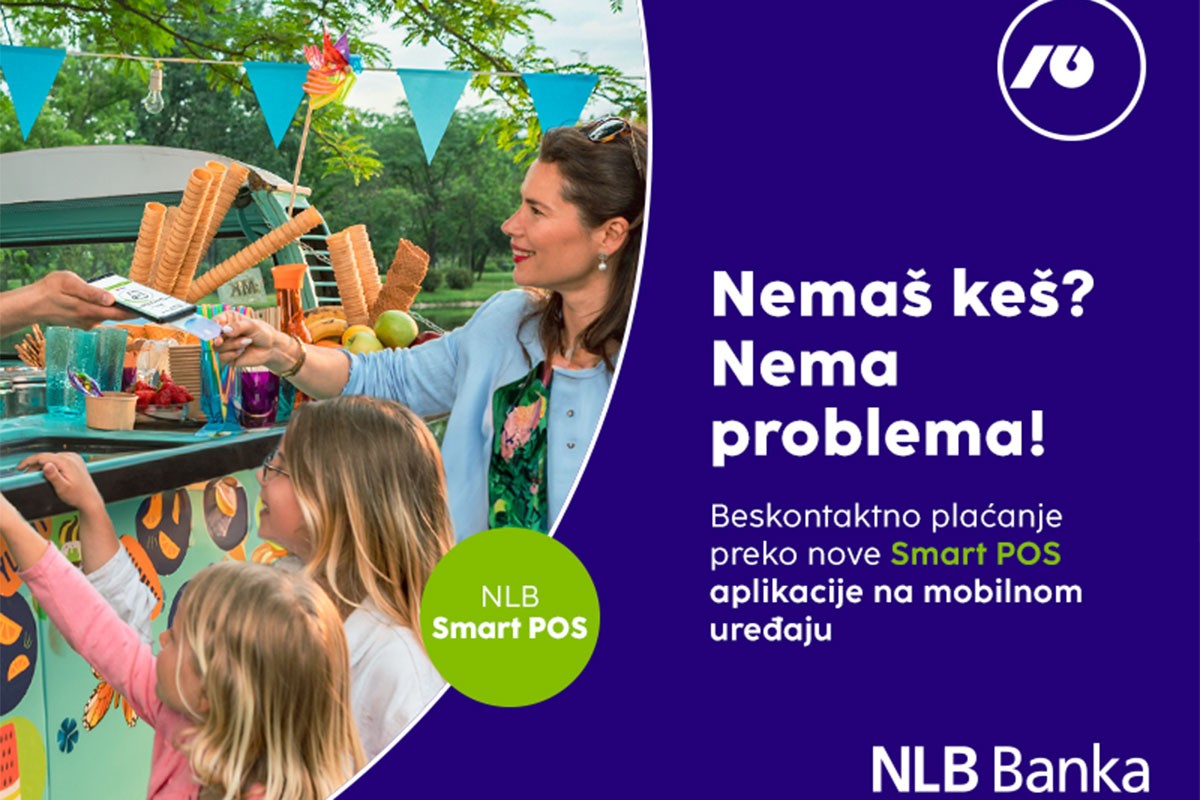 Uz NLB Smart POS mobilni telefon postaje POS terminal