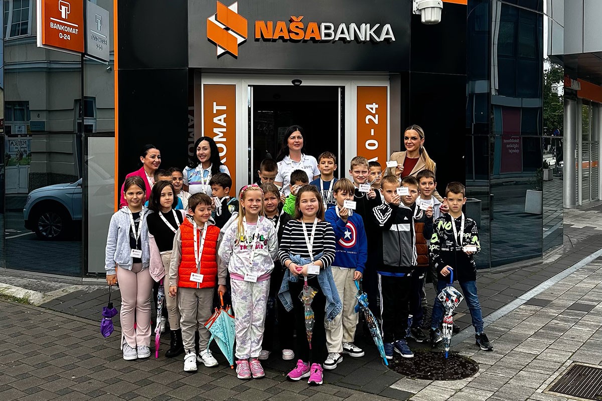Naša Banka Banja Luka i mališani obilježili Svjetski dan štednje