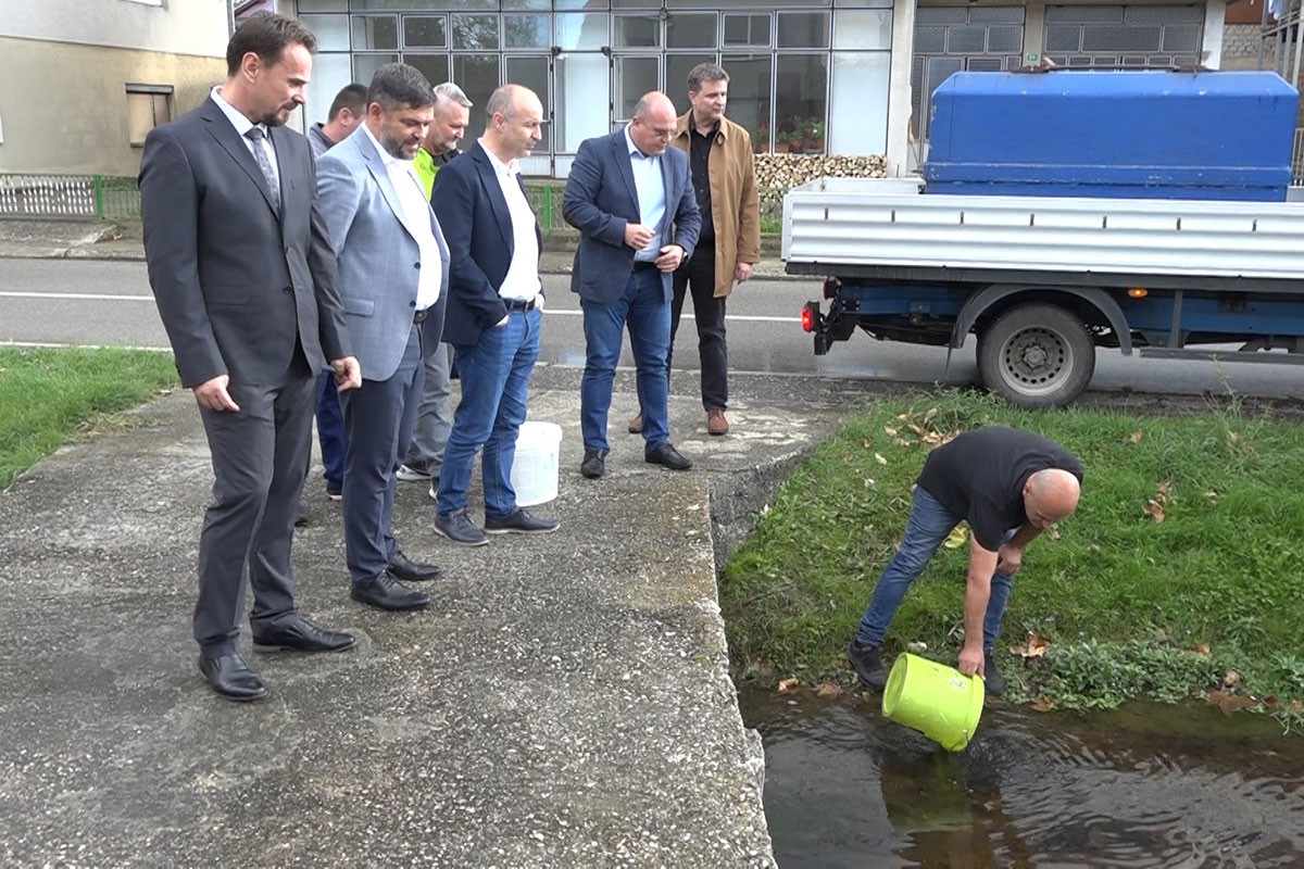 Sana i pritoke poribljene potočnom pastrmkom