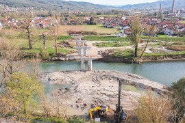 Napreduje izgradnja mosta u banjalučkom naselju Česma (VIDEO)