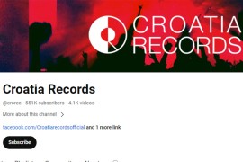 Croatia Records kanal vraćen na YouTube