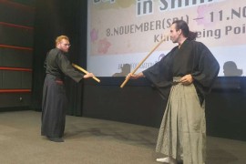 Demonstracija samurajske borbe uživo u okviru Dana japanskog filma