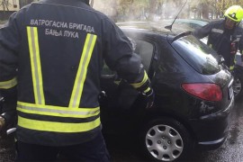 Gorio automobil u Banjaluci
