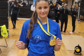 Šampionka Švedske u karateu za borbe se priprema uz hitove Halida ...