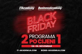 2 PROGRAMA PO CIJENI 1: Velika Black Friday akcija na ITAcademy i ...