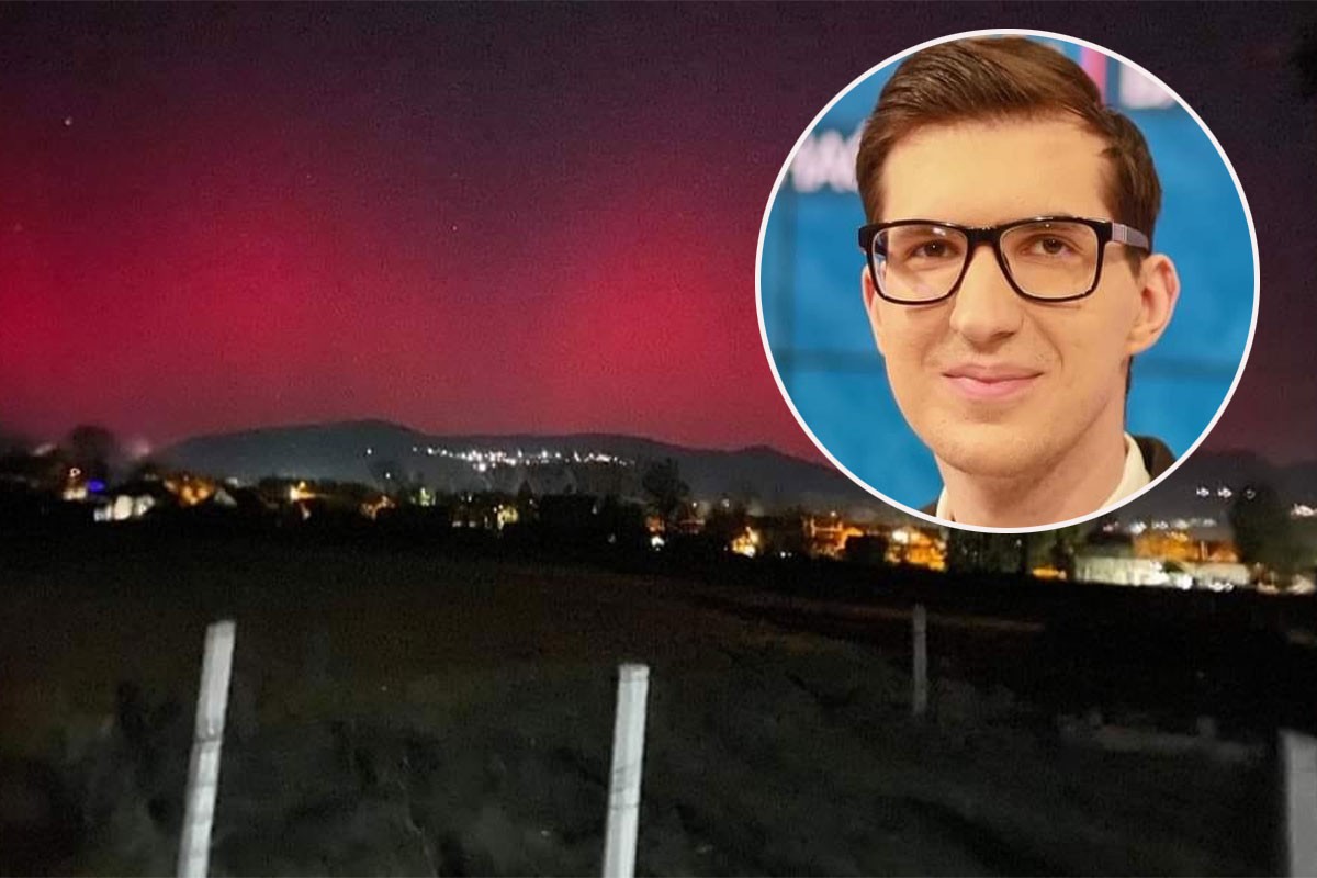 Sladić objasnio zašto je polarna svjetlost iznad BiH crvene boje
