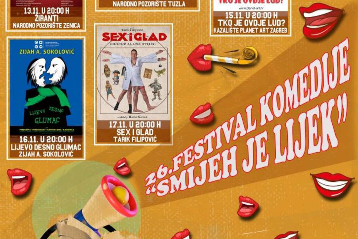"Žiranti" otvaraju festival komedije "Smijeh je lijek"