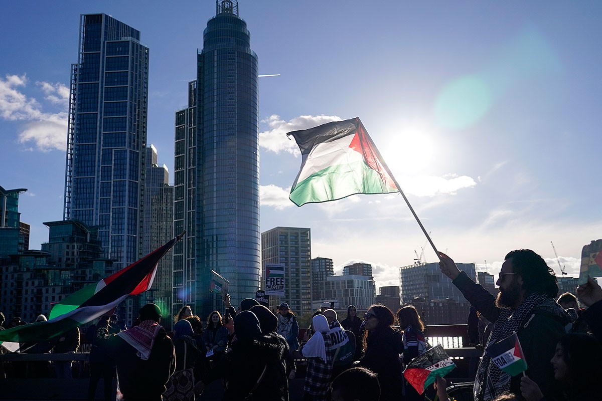 Na propalestinskom protestu u Londonu više od 800.000 ljudi, u Briselu 20.000