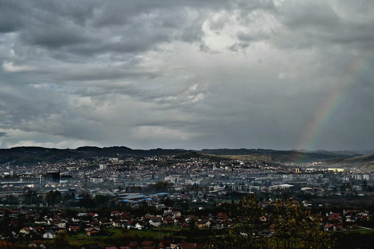 Duga uljepšala nebo nad Banjalukom